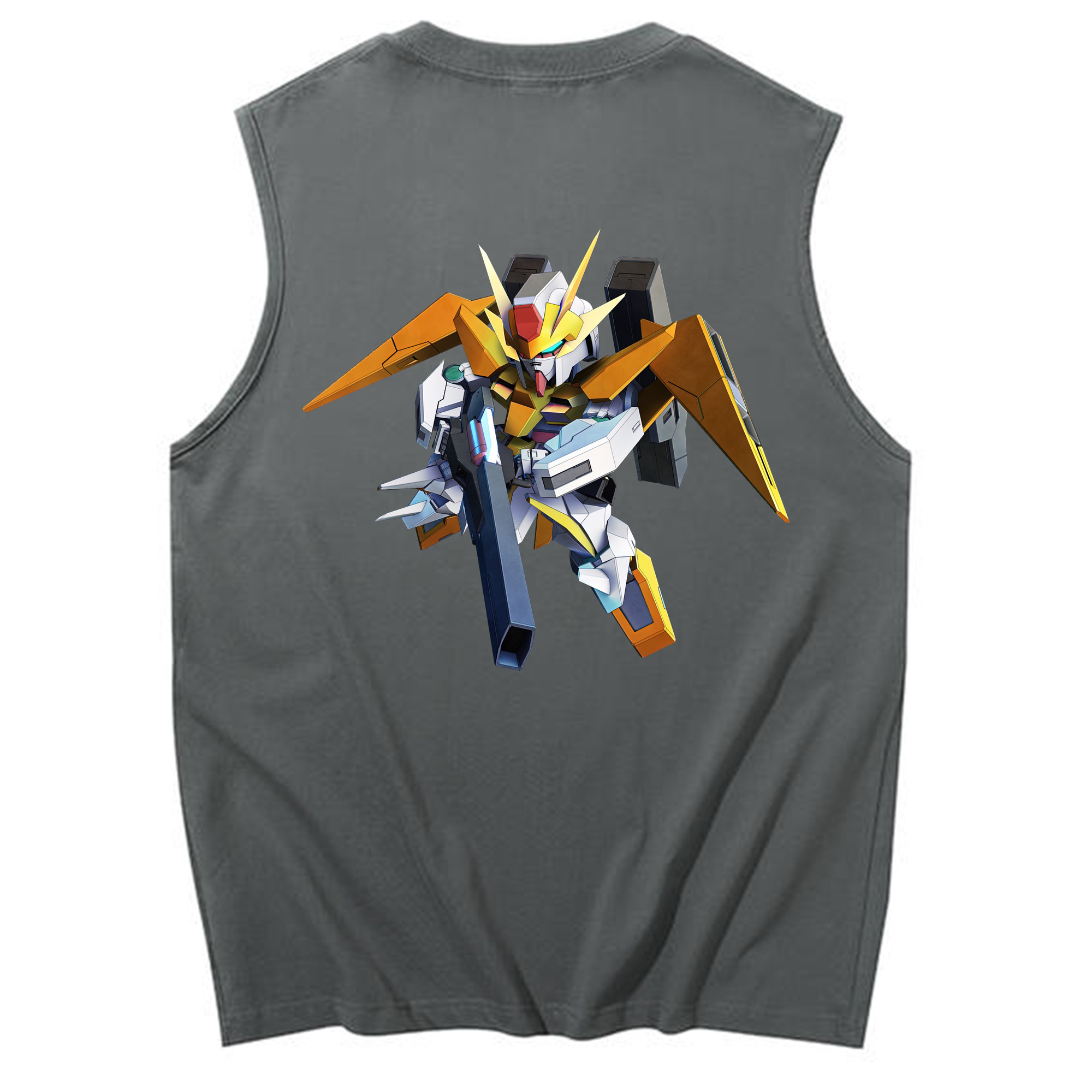 （画像用） 機動戦士ガンダム Mobile Suit Gundam コットン100％タンクトップ（背面プリント）